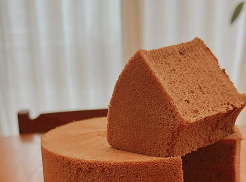 米粉のチョコシフォンケーキ