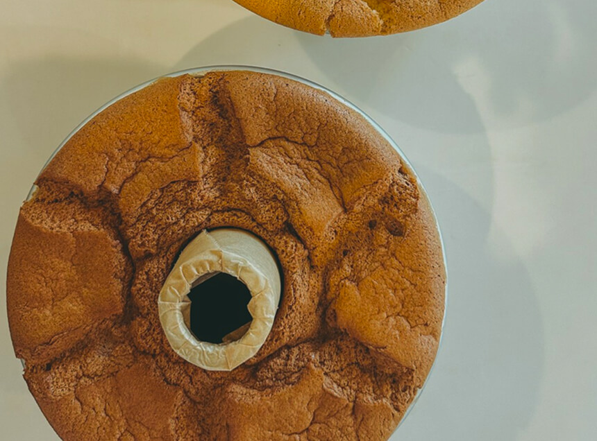 米粉のプレーンシフォンケーキ